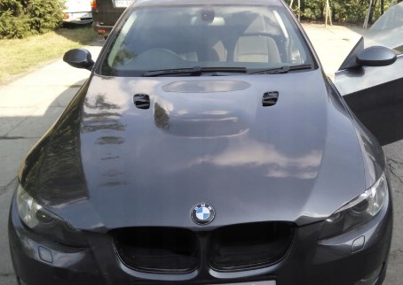 Maska z wlotami BMW E92 09-13 M3 Style - GRUBYGARAGE - Sklep Tuningowy